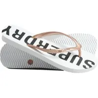 Superdry Code Core Sport Teenslippers Wit Grootte: M