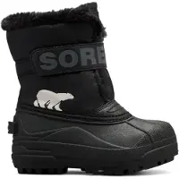 Sorel CHILDRENS SNOW COMMANDER BOOT Youth Unisex Little Snowboots - Black, Charcoal - Maat 30