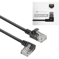 ACT DC1903, 3 meter, Cat6a, U/UTP (Twisted Pair), RJ-45 connector, RJ-45 connector, zwart