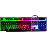 The G-Lab Keyz Neon Gamingtoetsenbord Spaans