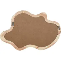 Beliani DREVANT - Wandspiegel - Lichtbruin - Hout