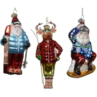 Décoris Figuur glas l6.7b4.1h14 cm a3 kerst