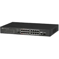 Dahua PoE-switch - - DH-PFS3117-16ET-135 - 16 poorten - Hoge prestaties - Gemakkelijk beheer
