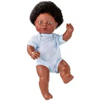 Berjuan Pasgeboren Afrikaanse 7058 Babypop 38 Cm