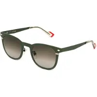 Sting Zonnebril SST522 49/23/145 Volledig kaki met gekleurde delen Metaal MAN SST522