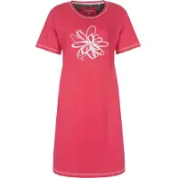 Irresistible Dames Nachthemd - Korte Mouwen - Rood - Maat S