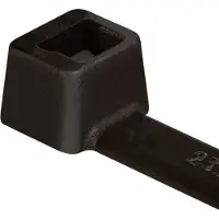 Hellermanntyton 111-14860 T150R-W-BK-C1 Kabelbinder 365 mm 7.60 mm Zwart Weerbestendig 100 stuk(s)