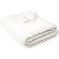InnovaGoods Dubbele elektrische bedverwarmer Blewarm InnovaGoods 60+60 W 140 x 160 cm Wit