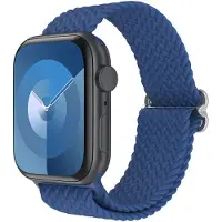 IMoshion Nylon geweven bandje voor de Apple Watch | 38/40/41/42 mm - Donkerblauw