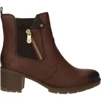 Rieker Boots 'Enkellaarsjes Hak' cognac