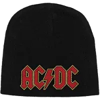 AC/DC Bonnet Logo noir - Taille Taille unique