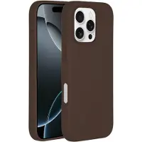 Accezz Liquid Silicone Backcover met MagSafe voor de Apple iPhone 16 Pro Max - New Tea Brown