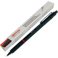 Rotring Rapid PRO-balpen | medium punt | blauwe inkt | zwart