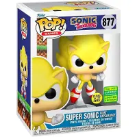 Funko POP! Pop! Games Sonic the Hedgehog - Super Sonic First Appearance #877 Summer Convention 2022 Glow in the Dark Grail Rare