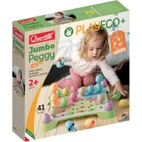 Quercetti Playeco Jumbo Peggy Evo 41 Pieces Veelkleurig Kinderen