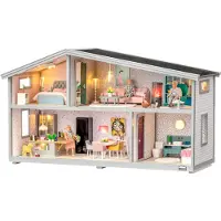 Lundby Knuffels lichtbruin / grijs / rosa / wit