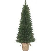 Black Box Trees Gerlos Kunstkerstboom in Jute - Kunst Kerstboom H75 x Ø36 cm - Groen