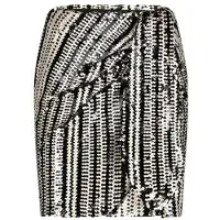 Ibana Sinara - Party Skirts Black/ White Maat: 38 | Mini Rokken Outlet | Dames | Zwart