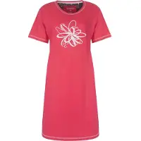 Irresistible Dames Nachthemd - Korte Mouwen - Rood - Maat L