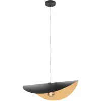 Stars of Light Zwarte Hanglamp Saceda Met Goud Ø 53cm