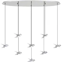 Eglo 8-lichts hanglamp Paratebueno 1 chroom