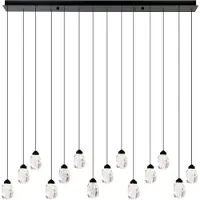 Eglo 14-lichts hanglamp Sindicat zwart