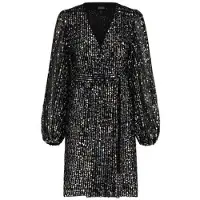 Ibana Dames Kleedjes Dayina - Zwart - Maat 36
