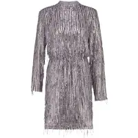 Ibana Dames Kleedjes Frasy - Zilver - Maat 34