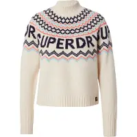 Superdry Trui 'Fairisle' crème / marine / lichtblauw / koraal