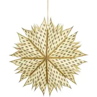 House of Seasons Papieren kerstbloem | | Ø 45 cm (Wit)