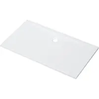 ZEZA Selva Douchebak - 100x90x4cm - rechthoek - Acryl - glans wit P1910A
