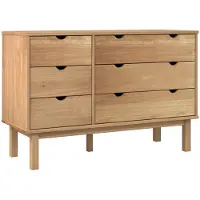 vidaXL Ladekast OTTA 111x43x73,5 cm massief grenenhout