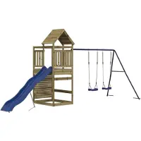vidaXL Tuinspeelset geïmpregneerd grenenhout