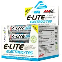 Amix E-lite Elektrolyten Vloeibare Flesjes Doos Oranje 25ml 20 Eenheden