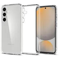 Spigen Ultra Hybrid Hoesje Geschikt voor Samsung Galaxy S24 FE - Back Cover met Air Cushion - Transparant