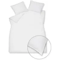 Vandyck Dekbedovertrek Washed Cotton White Katoen-200 x 200 / 220 cm | 2-Persoons
