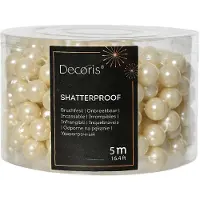 Décoris Kralenketting Wit 0,5 M