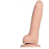 Strap-On-Me Soft Realistic Dildo met zuignap - blanke beige - maat M