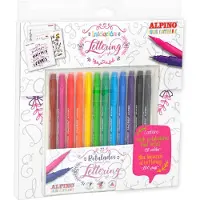 Alpino Set Lettertekenen 12 Markers + Boek