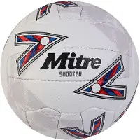 Mitre Shooter Netball Ball Wit 5 Kinderen