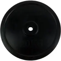 Tunturi Rubber 20kg Plate Zwart 20 kg