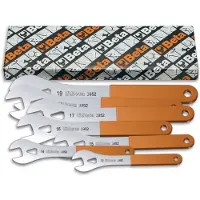 Beta Utensili 13-19 Mm Set Platte Open-end Sleutels 7 Eenheden