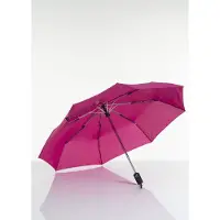 Lasessor – Paraplu – Fushia – 27cm - Vol - Automatische - Opvouwbare - Reis – Stormparaplu - Open close knop – Windproof