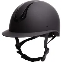 Jansen Veiligheidscap Pro F1 Mat - Zwart - M (55-57cm)