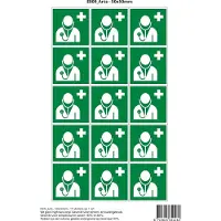 Stickerkoning Pictogram sticker E009 Arts - 50x50mm 15 stickers op 1 vel