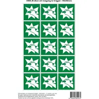 Stickerkoning Pictogram sticker E008 Breken om toegang te krijgen - 50x50mm 15 stickers op 1 vel