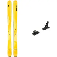 Faction - Packs (ski's & bindingen) - Pack Dancer 4 2025 voor Unisex van Hout - Kaki