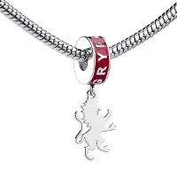 The Carat Shop Harry Potter Sterling Silver Gryffindor House Slider Charm