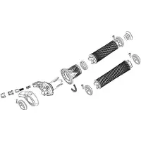 RockShox Sram Gripshift X01 Eagle Red Klem