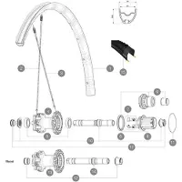 Mavic Crossmax Pro Tubeless Offset Achtervelg